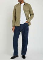 Belstaff Scale Cotton Shirt Green