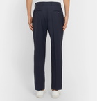 Officine Generale - Jacques Piped Wool Trousers - Men - Navy