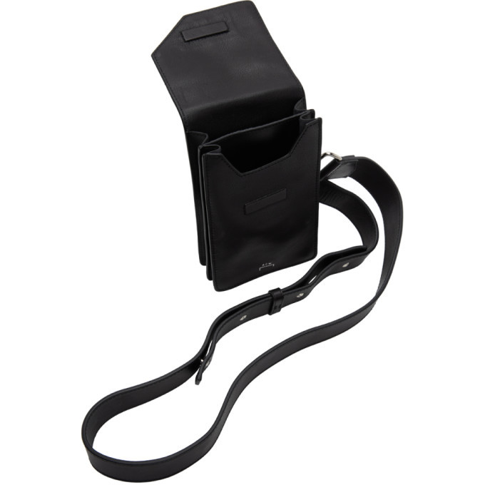 ACOLDWALL* Black Leather Crossbody Bag AColdWall*