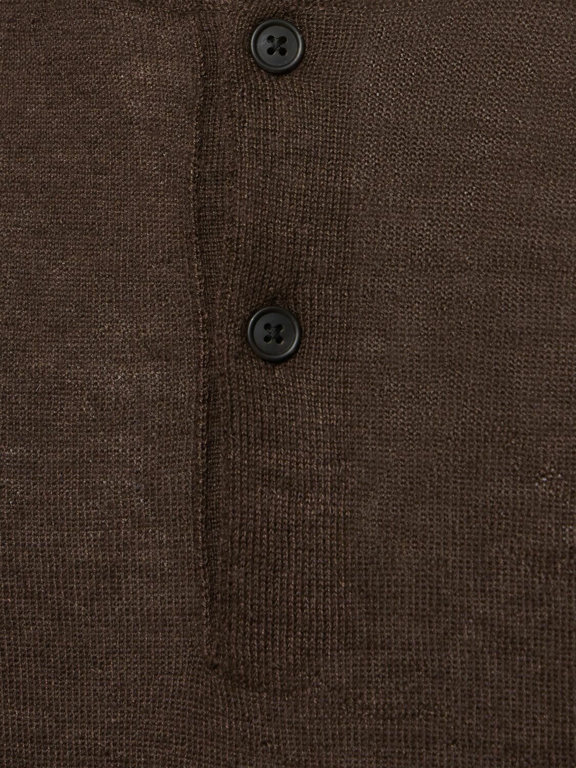 THE ROW Ennio Wool & Silk Long Sleeve T-shirt The Row