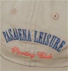 Pasadena Leisure Club - Sporting Club Logo-Embroidered Cotton-Twill Baseball Cap - Gray