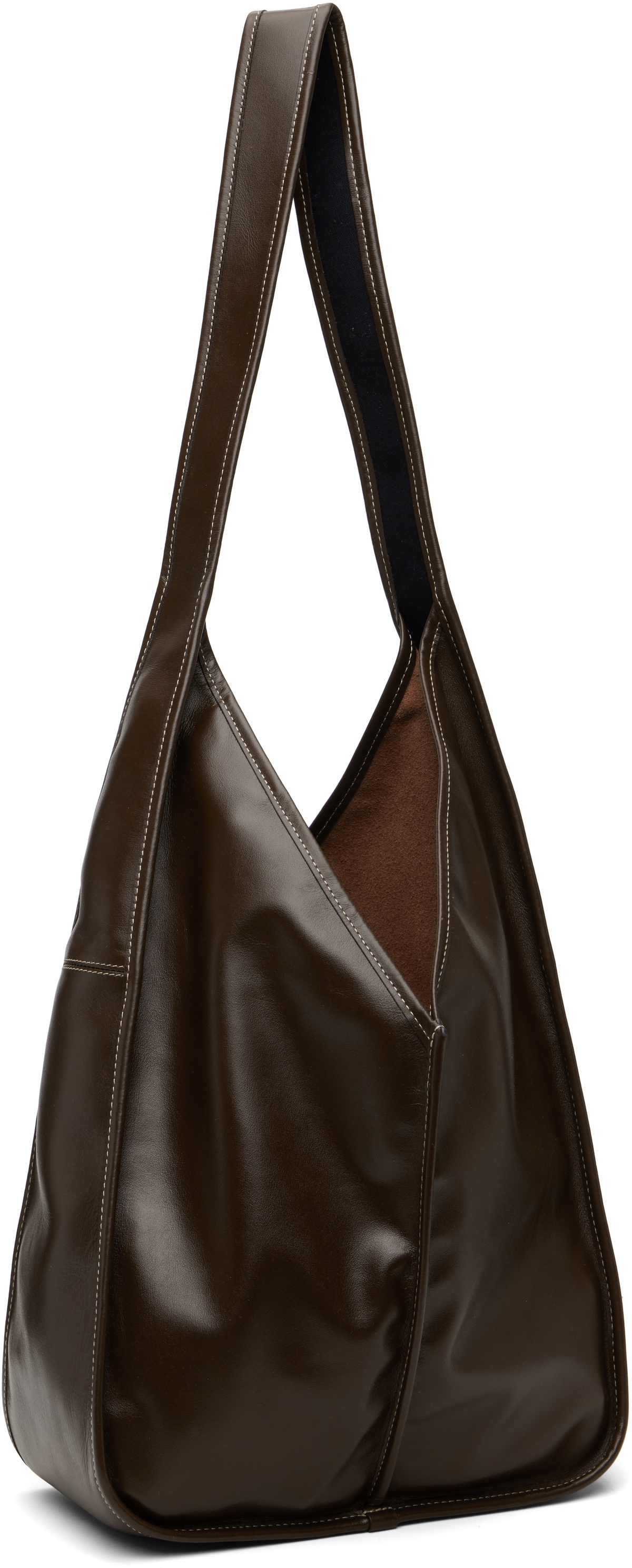HEREU Brown Calella Crossbody Bag