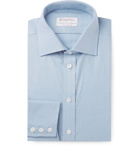 Kingsman - Turnbull & Asser Light-Blue Slim-Fit Cotton and Cashmere-Blend Twill Shirt - Light blue