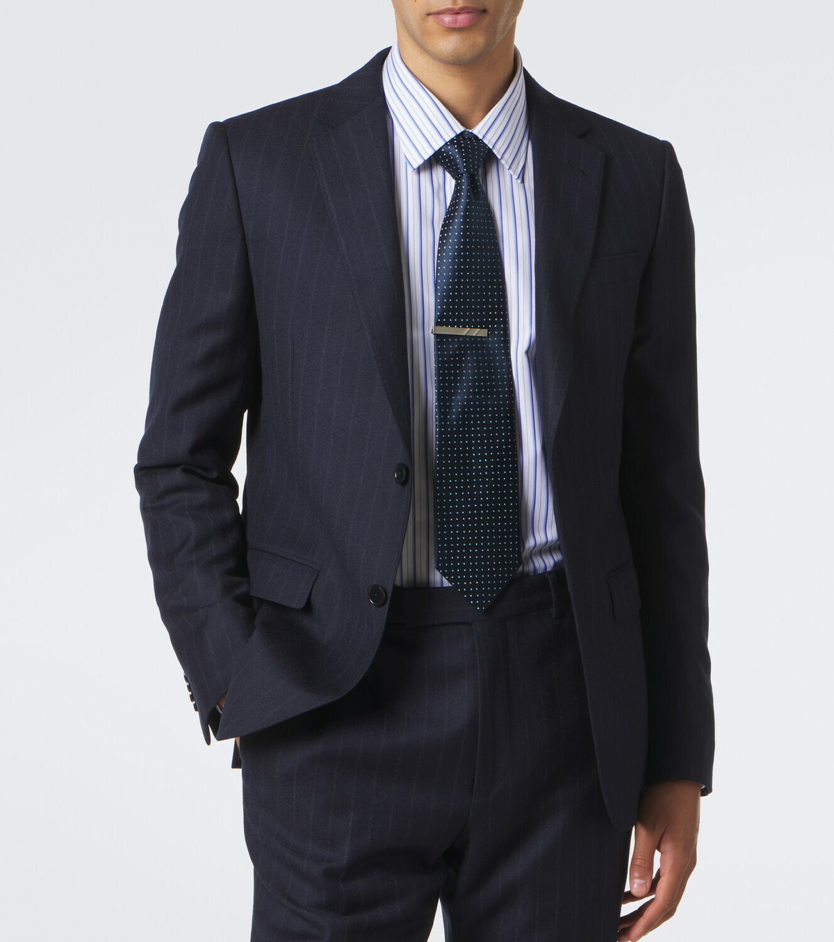 Charvet Polka-dot silk jacquard tie