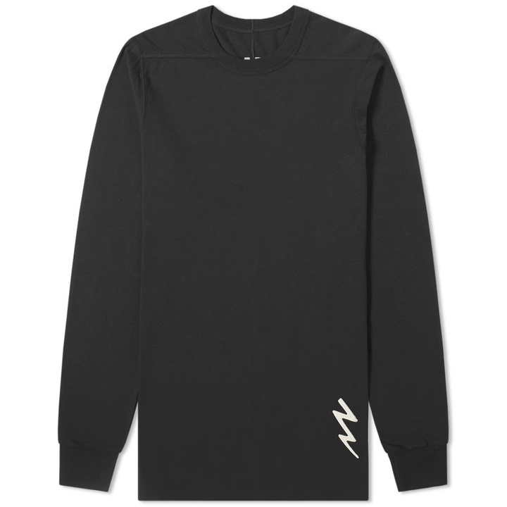 Photo: Rick Owens Long Sleeve Lightning Bolt Motif Level Tee