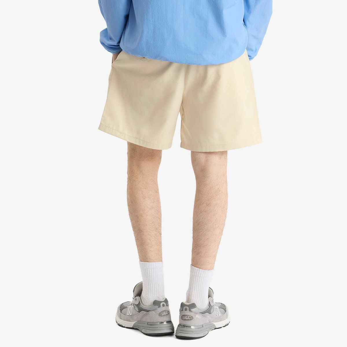 Malbon Men's Classic Pleated Short in Sand