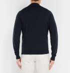 John Smedley - Maclean Slim-Fit Wool Cardigan - Blue