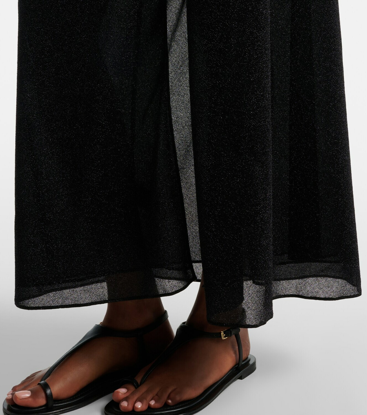 Oséree Lumière gathered midi dress