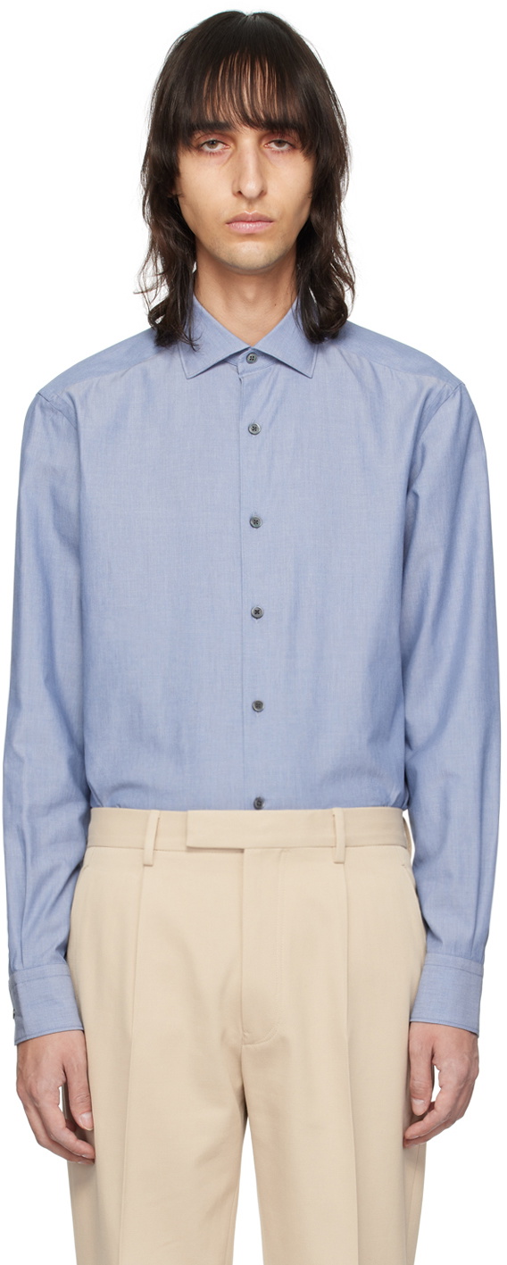 Pink Split Back Tie Knot Buttoned Long Sleeve Shirt