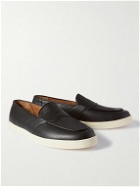 George Cleverley - Joey Full-Grain Leather Penny Loafers - Black