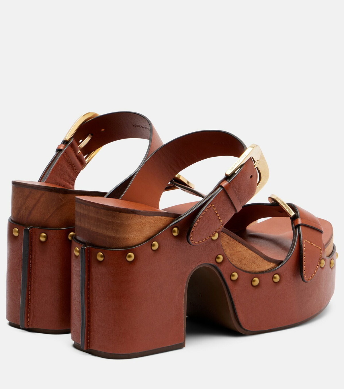 Zimmermann Alight studded leather platform sandals