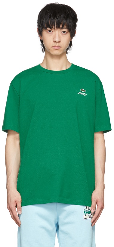 Photo: Awake NY Green Lacoste Edition Cotton T-Shirt