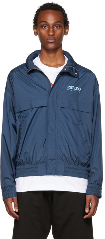 Photo: Kenzo Blue Kenzo Paris Windcheater Jacket