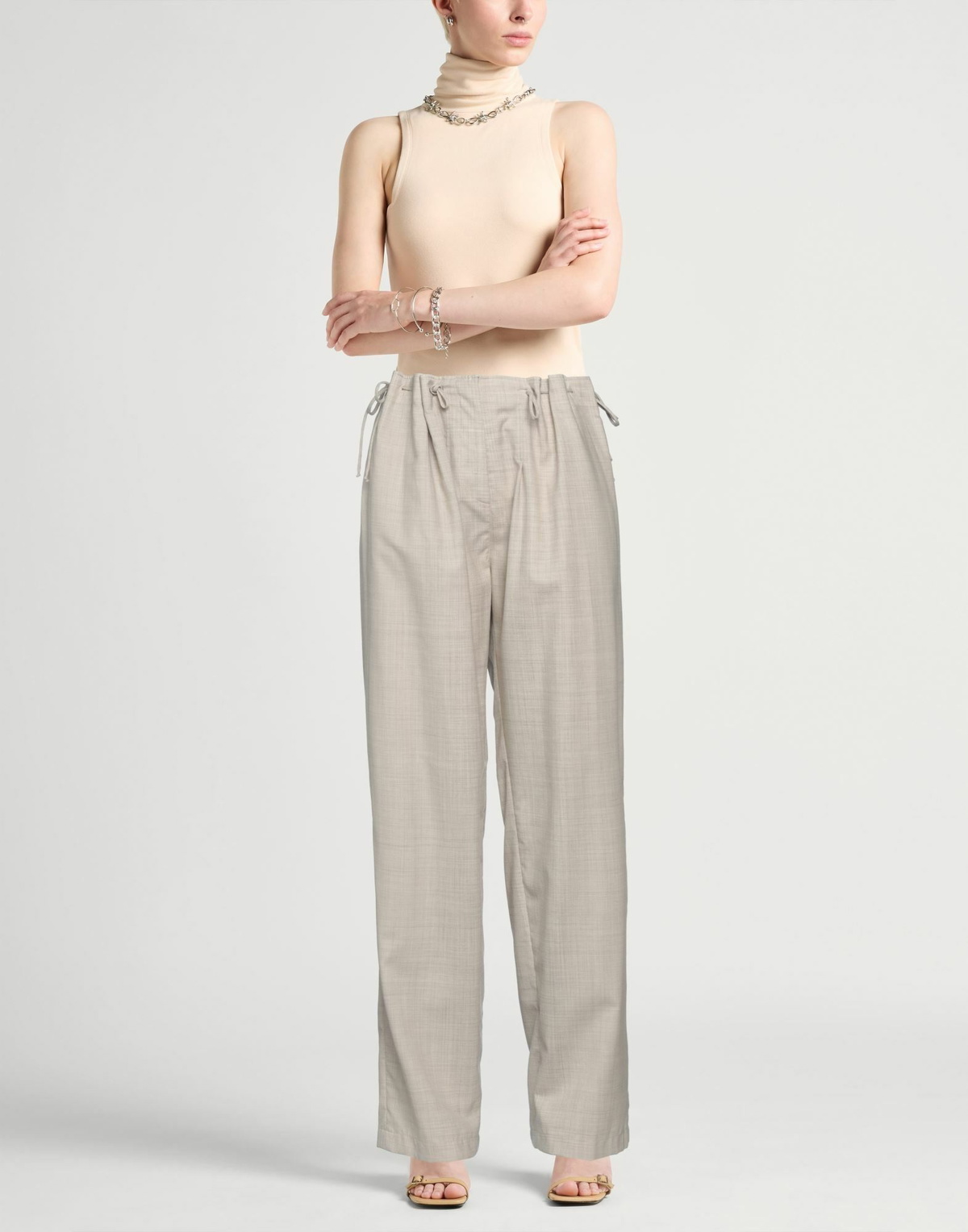 Le 17 Septembre Womens Pants in Beige