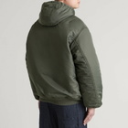 FrizmWORKS Men's Active Ma-1 Hooded Parka Jacket in Olive