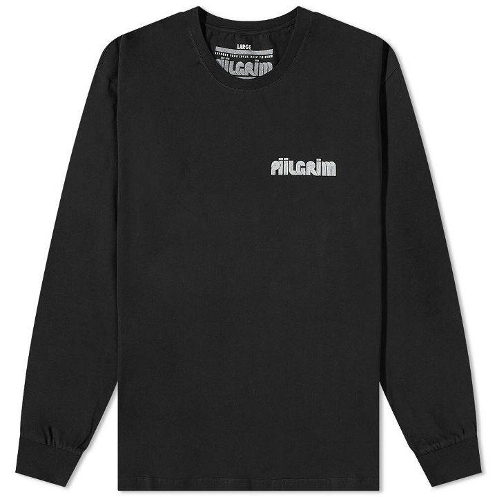 Photo: Piilgrim Men's Long Sleeve Infinity T-Shirt in Black