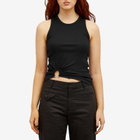 Paco Rabanne Women's Vest with Piercing in Black