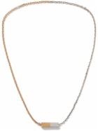 Bottega Veneta - Gold Vermeil and Sterling Silver Chain Necklace