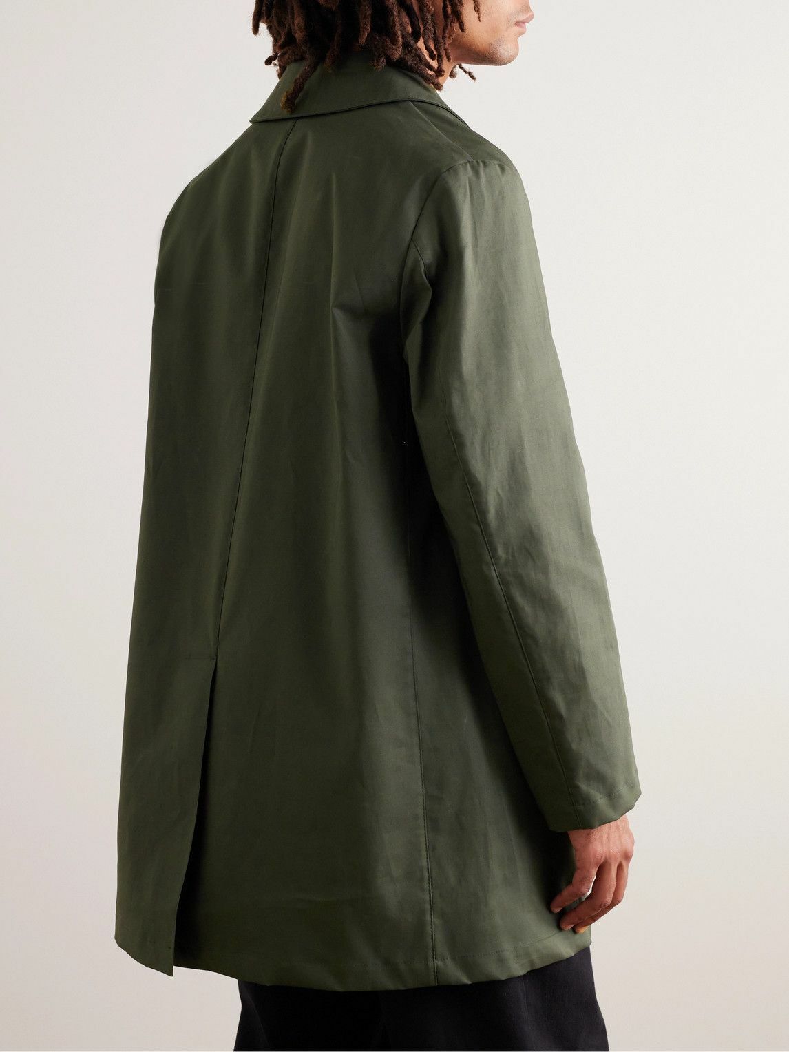 Mackintosh bonded hot sale cotton raincoat