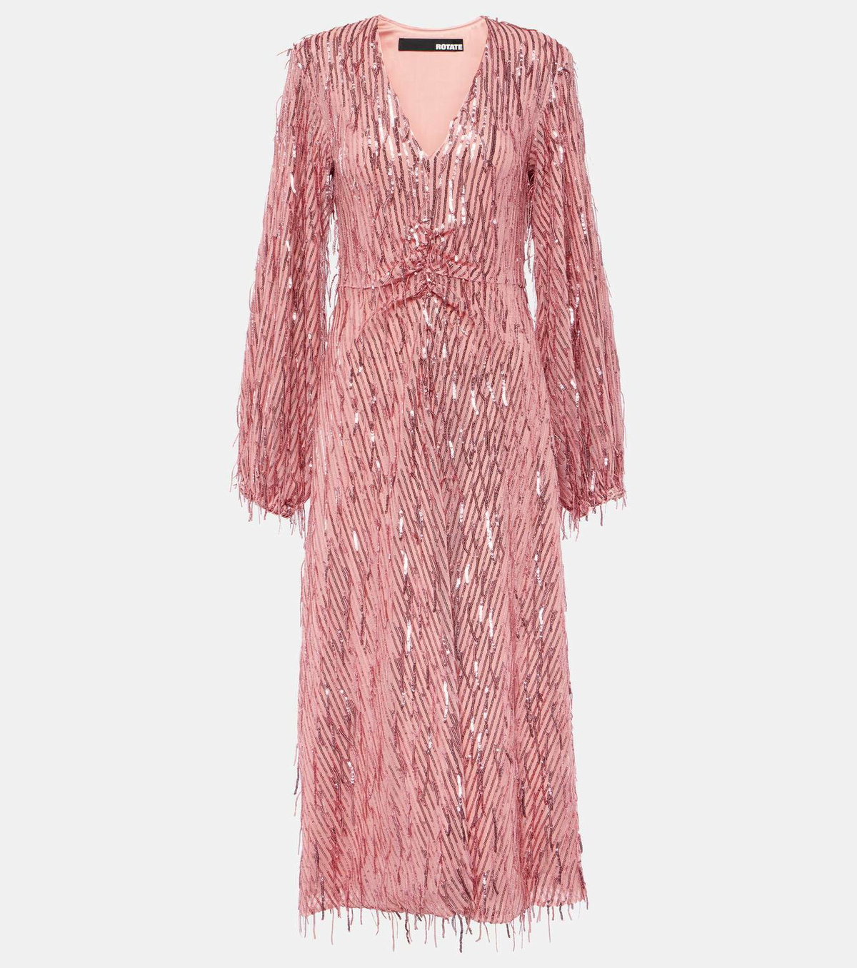 ROTATE BIRGER CHRISTENSEN ワンピース Sequined midi 902238 ROTATE BIRGER CHRISTENSEN ワンピース Sequined midi 902238