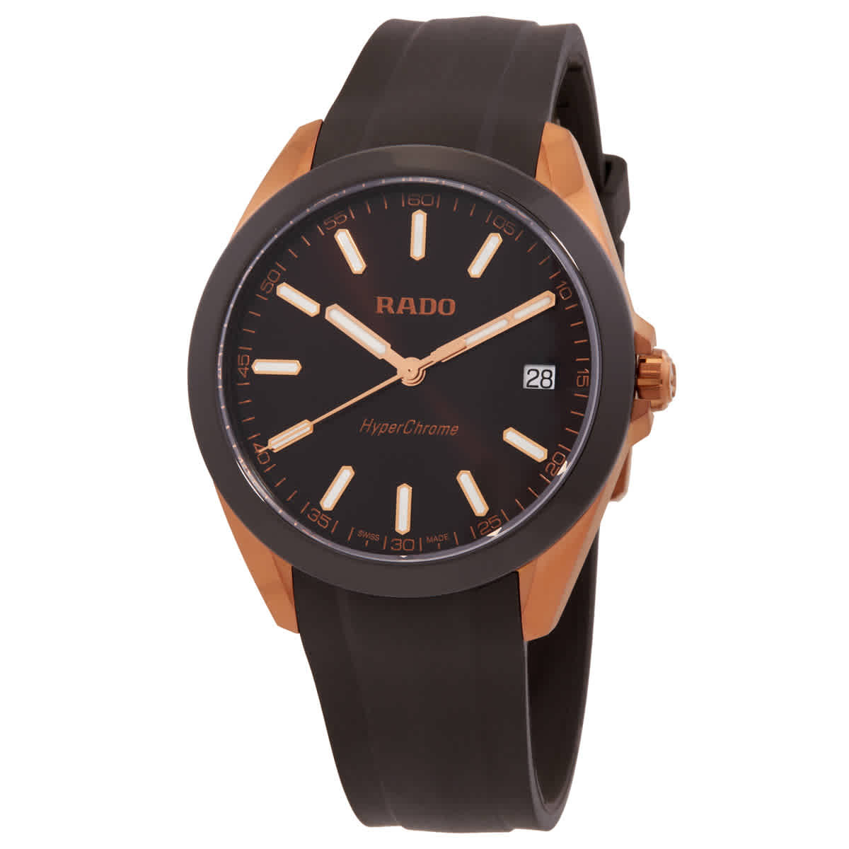 Rado HyperChrome Quartz Brown Dial Mens Watch R32281309