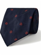 Sid Mashburn - 7.5cm Embroidered Silk-Twill Tie