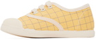 Tiny Cottons Baby Yellow & Blue Grid Sneakers