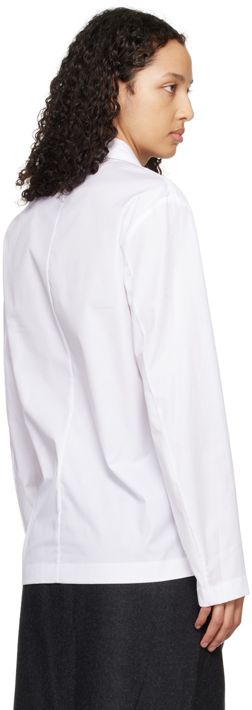 Dries Van Noten White Blazer Shirt Dries Van Noten