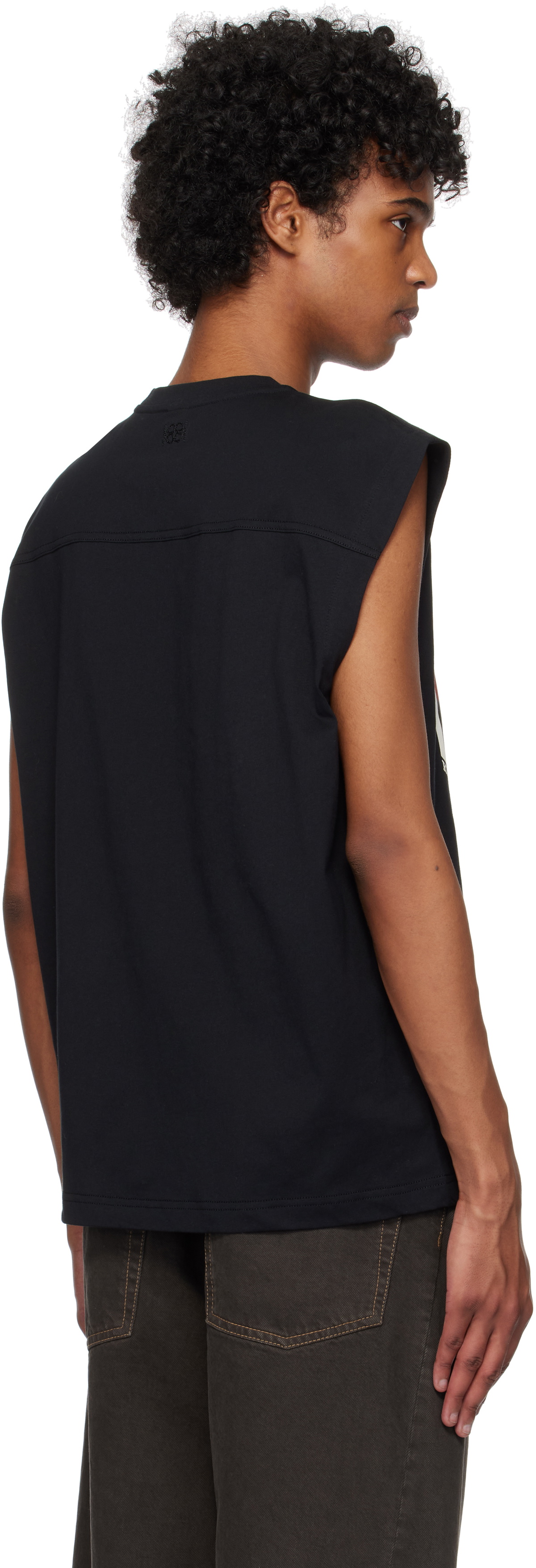 Kijun Black Flag Sleeveless Tank Top