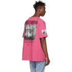 Off-White Pink Impressionism Boat T-Shirt