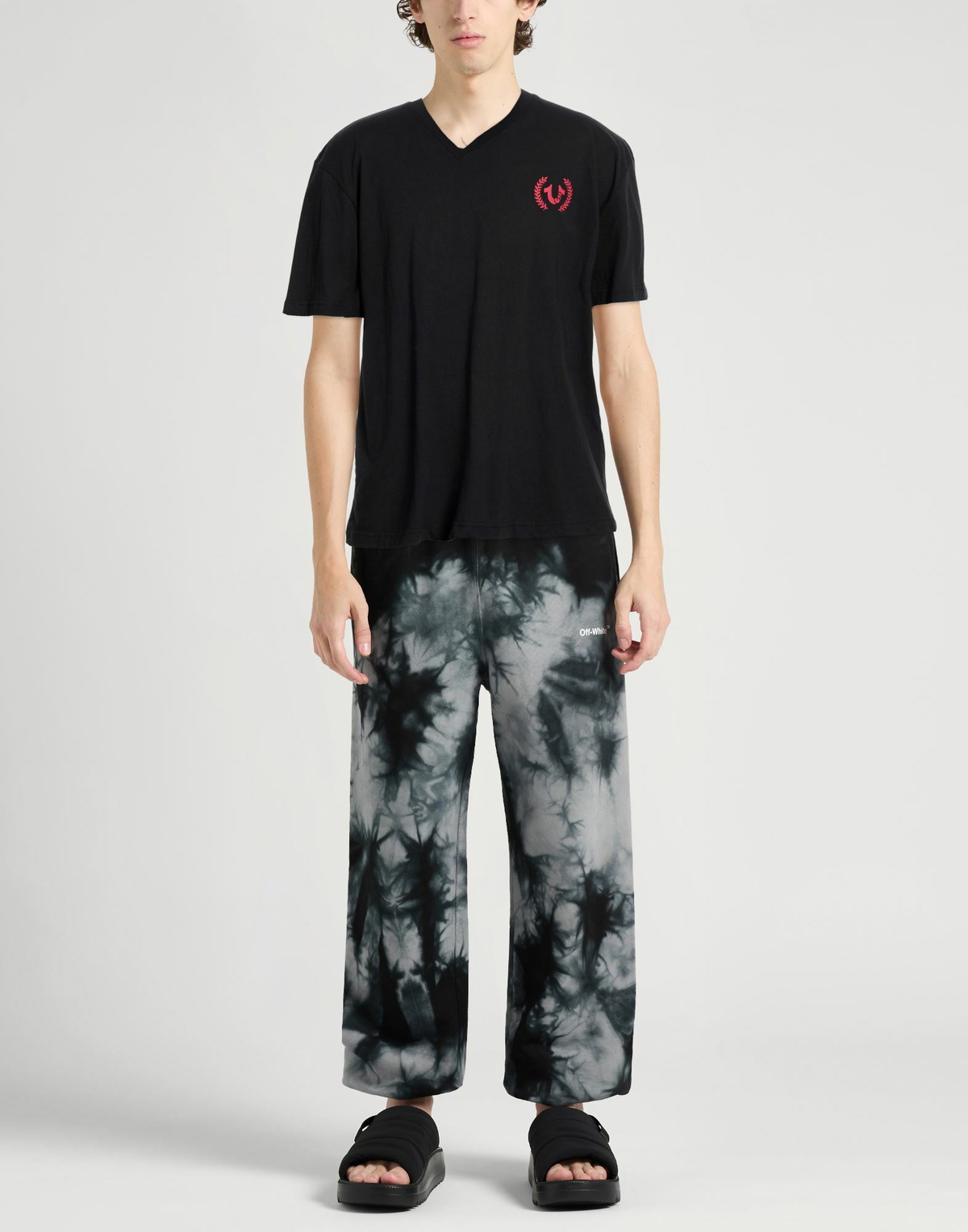 True Religion Mens T-shirt in Black
