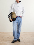 Aimé Leon Dore - Logo-Embroidered Cotton-Jersey Hoodie - Gray