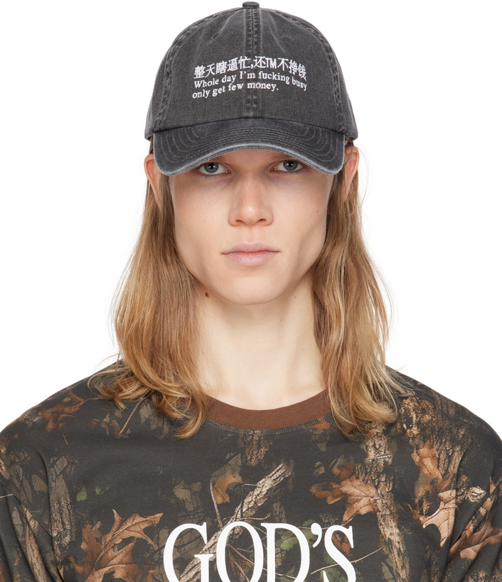 Photo: Praying SSENSE Exclusive Gray 'Busy' Cap