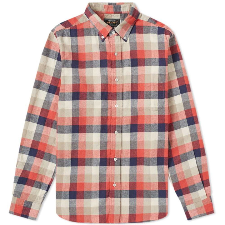 Photo: Beams Plus Button Down Bold Check Shirt Multi