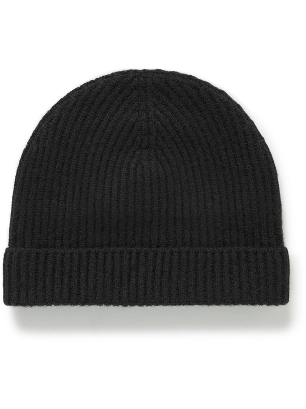 Photo: Johnstons of Elgin - Watchman Ribbed Cashmere Beanie