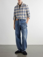 JW Anderson - Twisted Logo-Debossed Straight-Leg Jeans - Blue