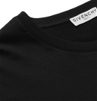 Givenchy - Slim-Fit Logo-Detailed Cotton-Jersey T-Shirt - Black