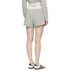 T by Alexander Wang Grey Heavy Waffle Gym Shorts