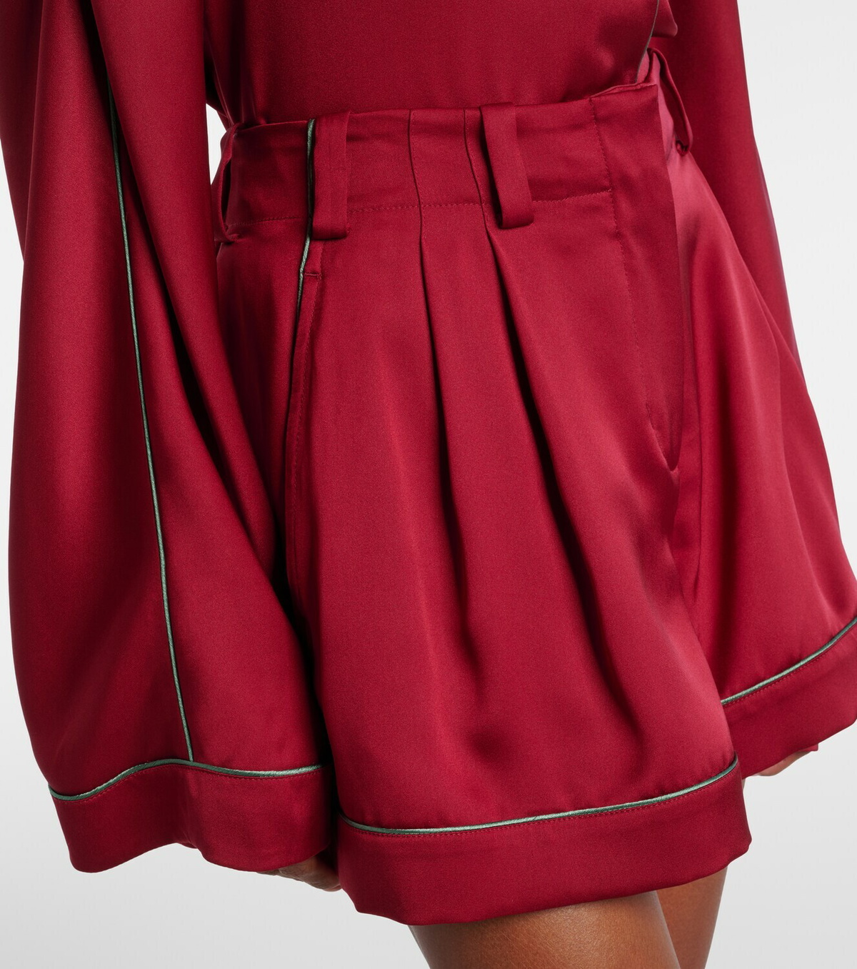 Givenchy Silk satin shorts