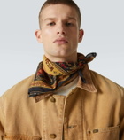 RRL Printed cotton scarf
