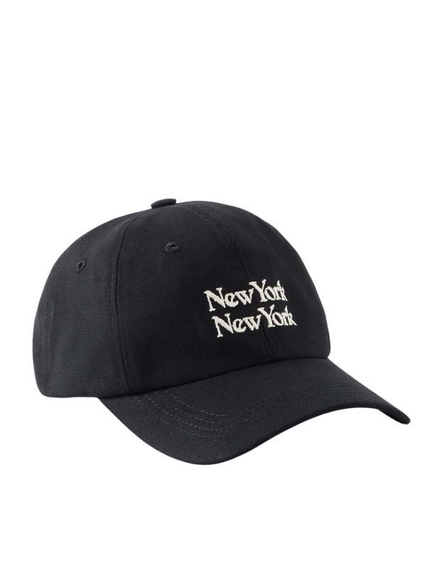 Photo: Corridor - New York New York Embroidered Cotton-Canvas Cap