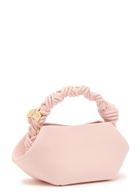 Ganni Bou Mini Grained Leather top Handle bag - Pink - One Size