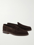 Tricker's - Sonny Suede Penny Loafers - Brown