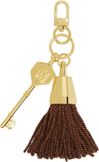 AMIRI Gold Hotel Keychain