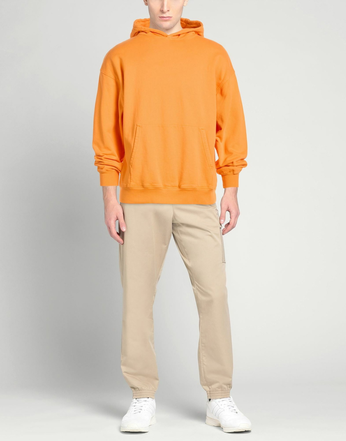 Colorful Standard Mens Sweatshirt in Orange
