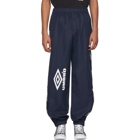 Vetements Navy Umbro Edition Logo Track Pants