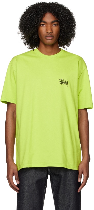 Photo: Stüssy Green Basic T-Shirt