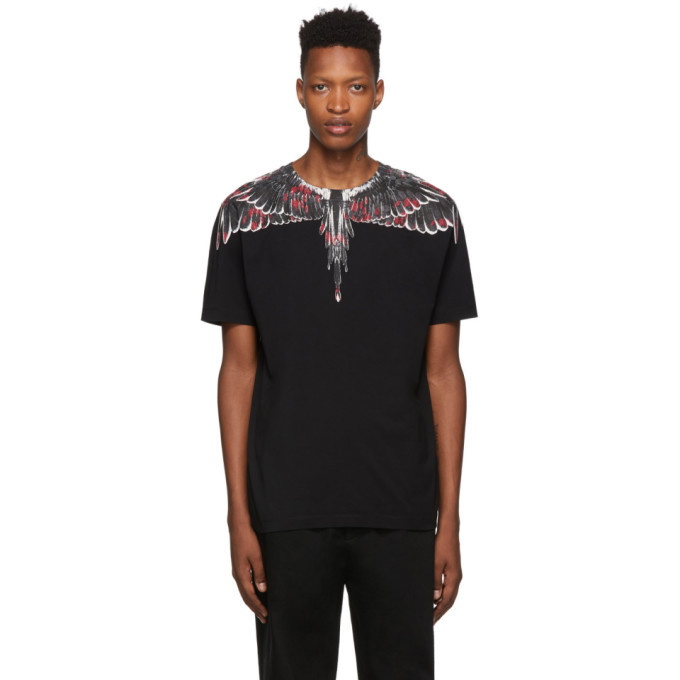 Photo: Marcelo Burlon County of Milan Black Flower Wings T-Shirt