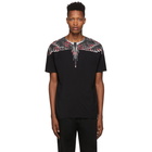 Marcelo Burlon County of Milan Black Flower Wings T-Shirt