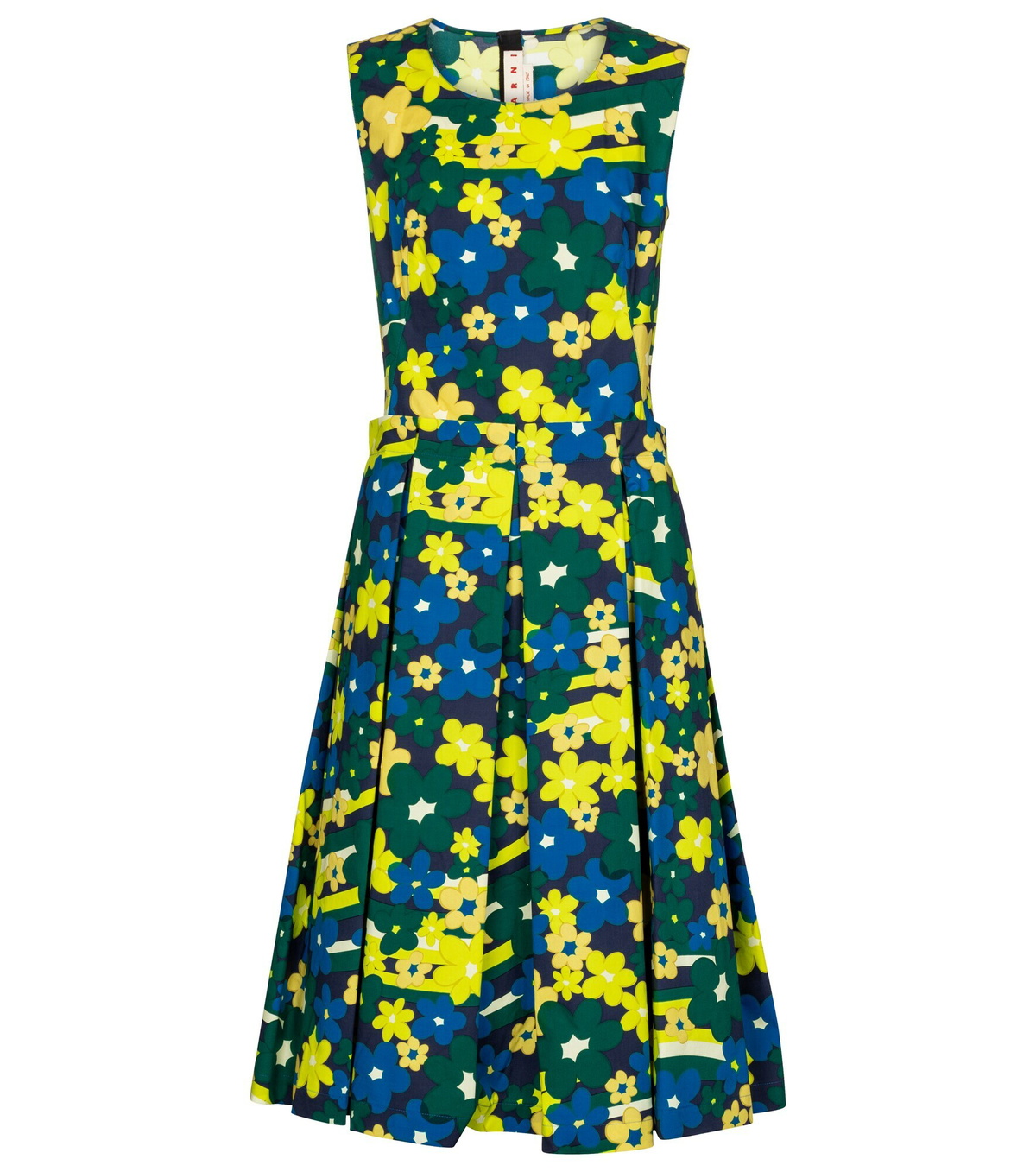 Marni - Floral cotton midi dress Marni